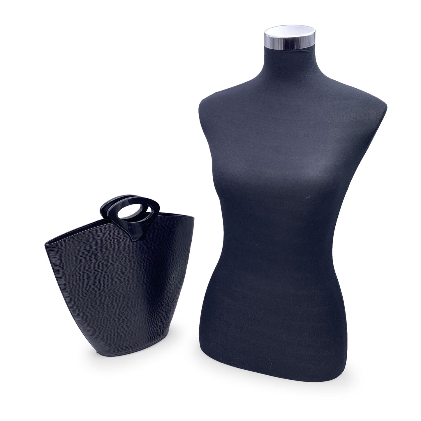 LOUIS VUITTON Vintage Black Epi Leather Noctambule Handbag Tote Bag