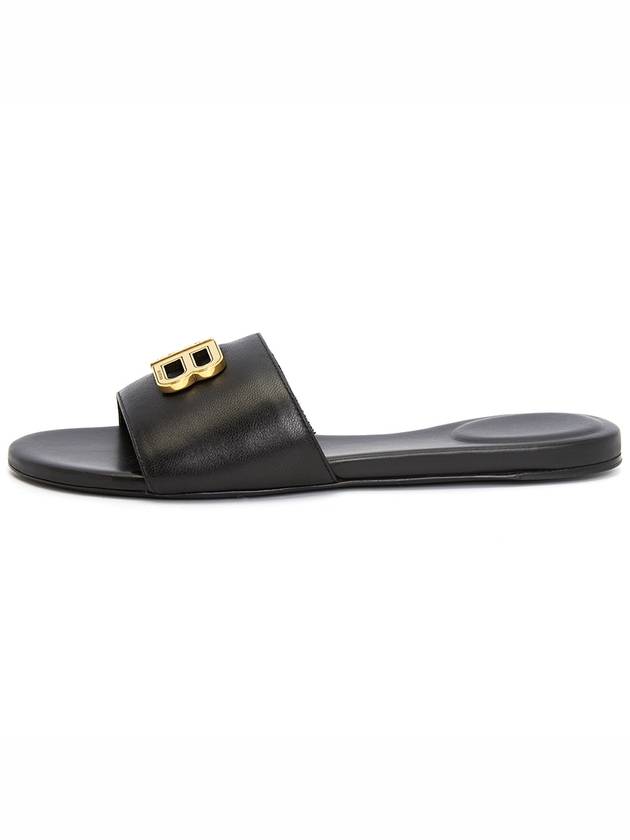 Luxury Balenciaga  Groupie Slippers Black