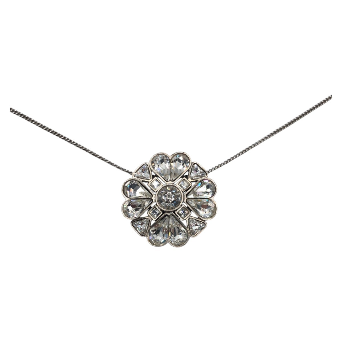 Chanel Clover Coco Mark Necklace Pendant