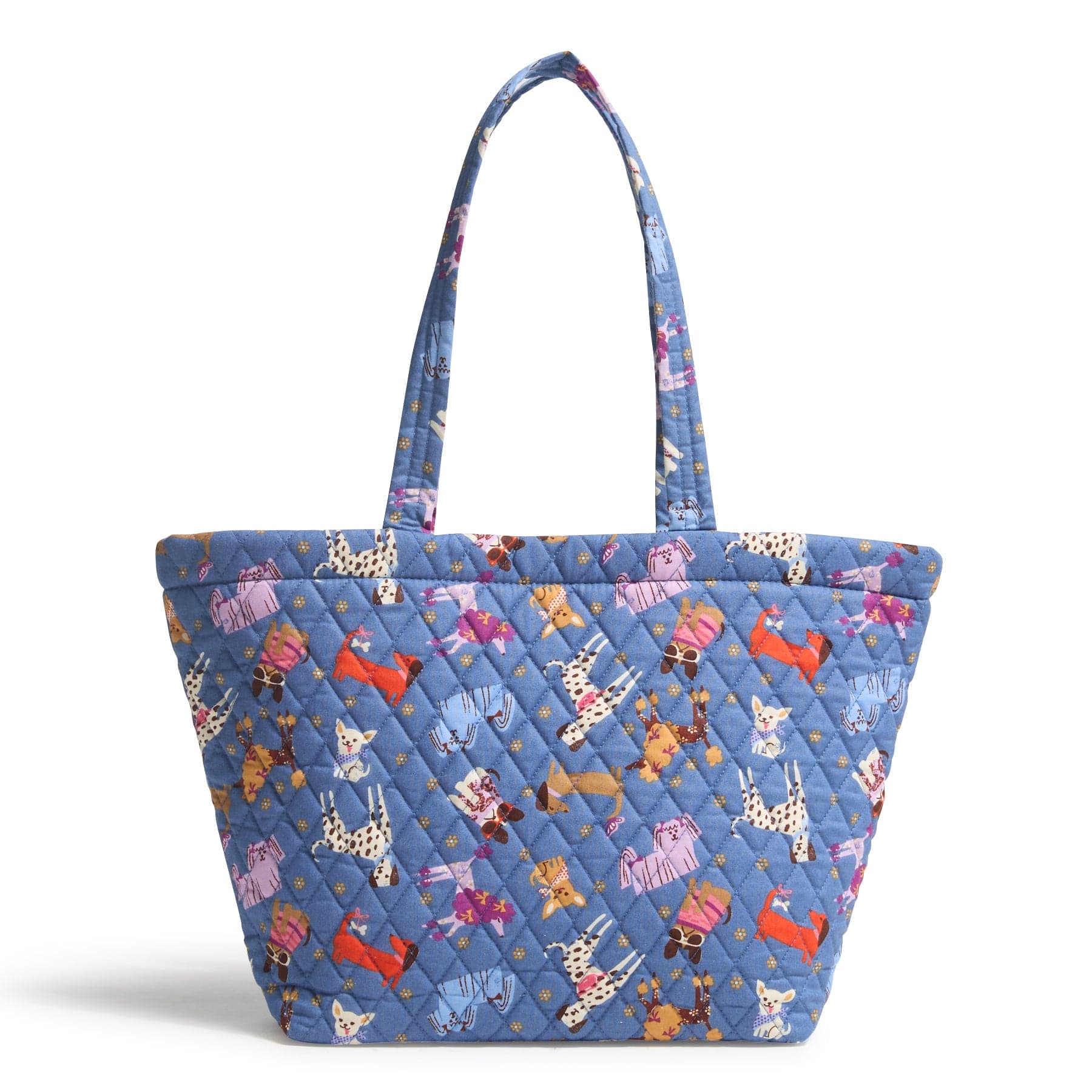 Outlet Small East West Tote-Bark Park-Image 1-Vera Bradley