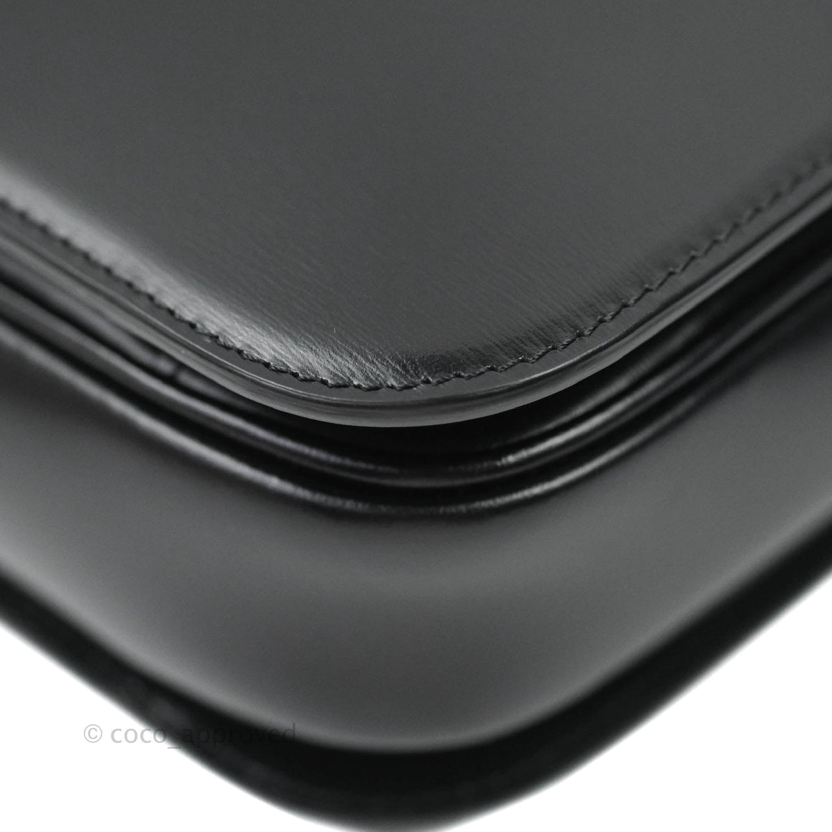 Celine Shiny Calfskin Medium Triomphe Black