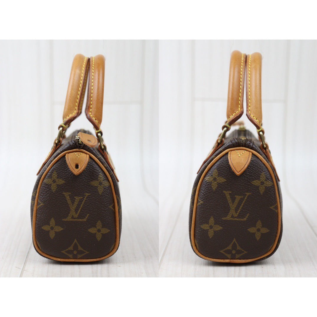 Rank AB ｜ LV Monogram Mini Speedy Handbag With Shoulder Strap｜24050920