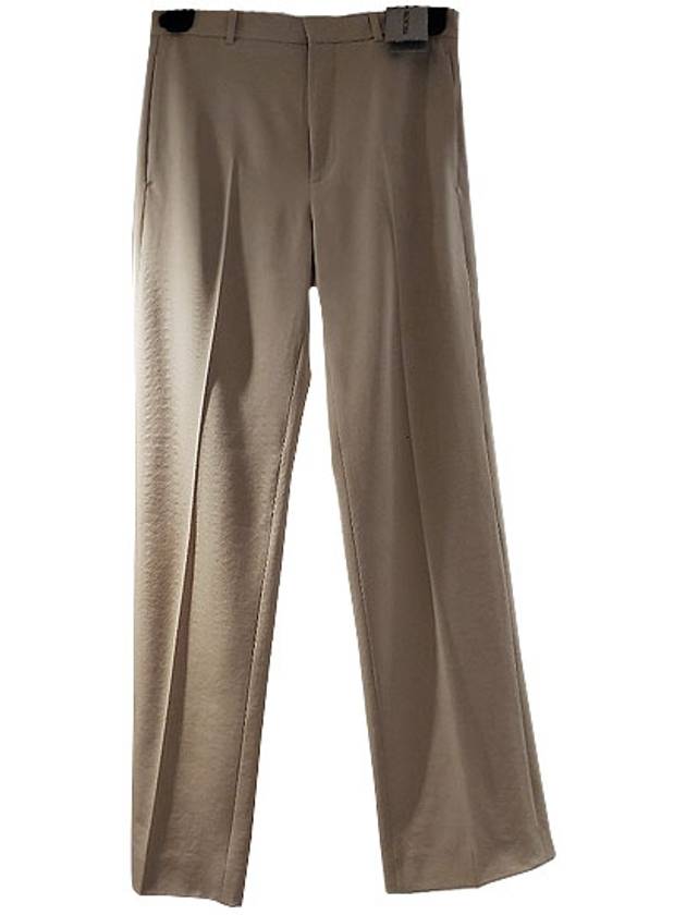 Luxury Balenciaga  Straight Pants Beige