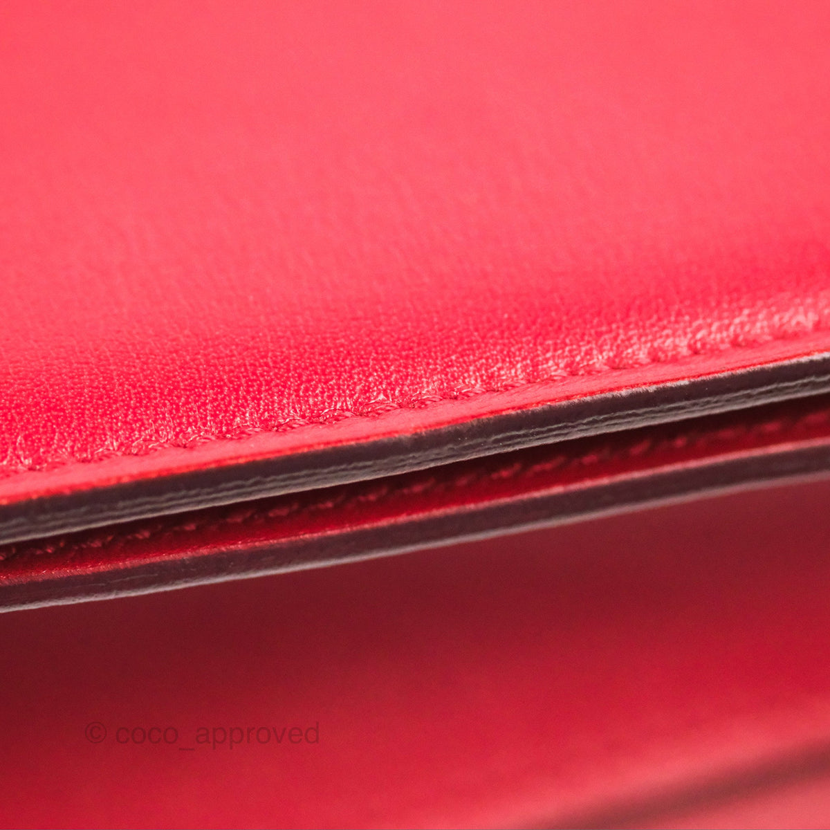 Celine Medium Classic Box Flap Red Calfskin