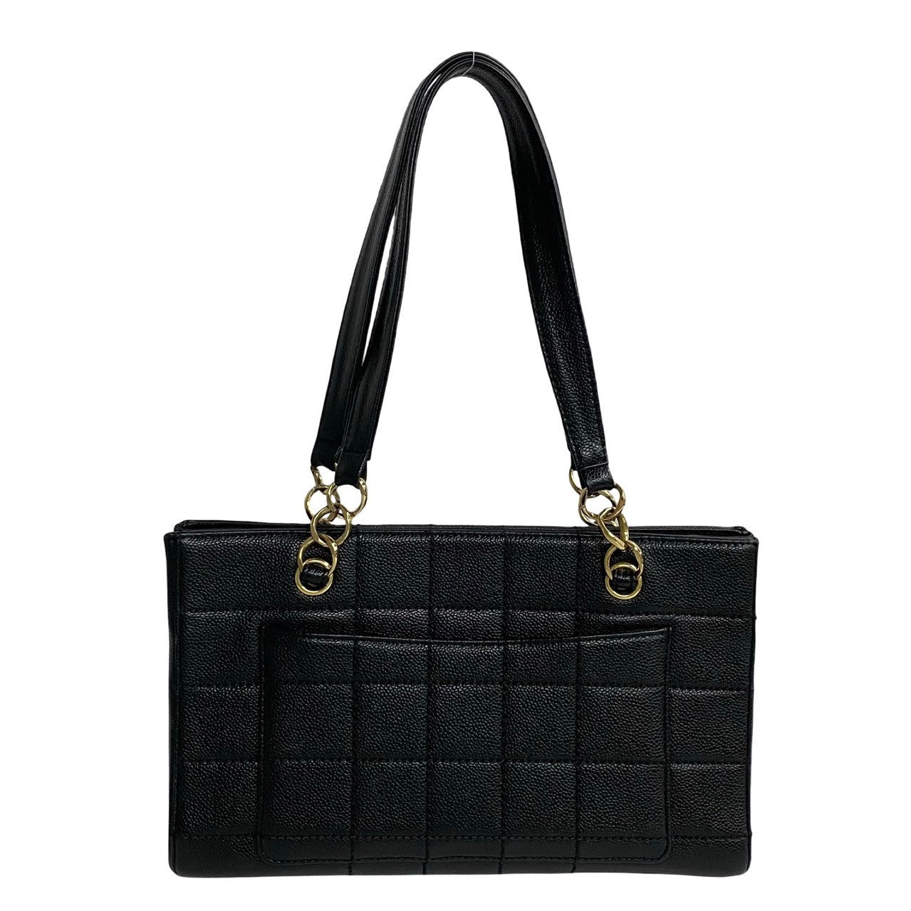 CHANEL Tote Bag Matt caviar skin black Caviar skin