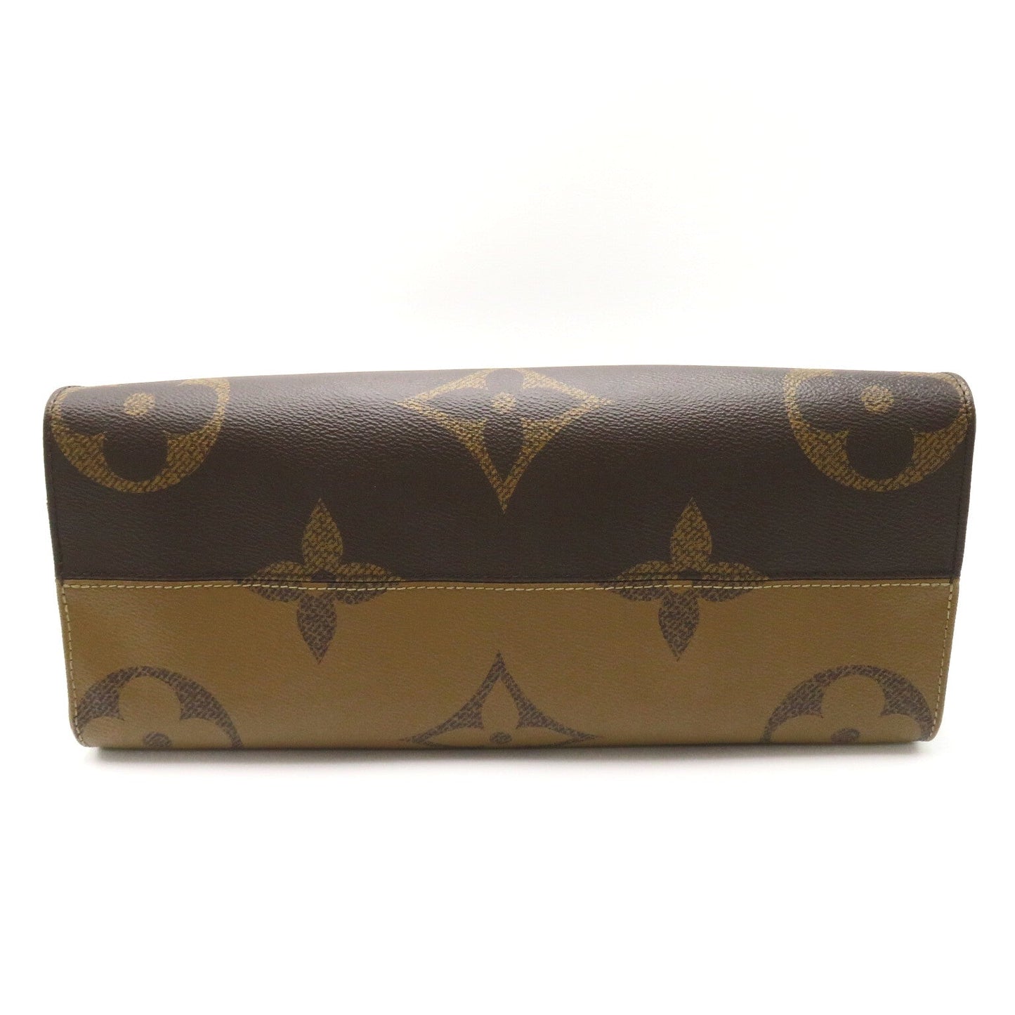 Louis Vuitton On The Go MM Tote Bag Tortoise Bag PVC Coated Canvas Monogram Giant Reversee  Brown  M45321