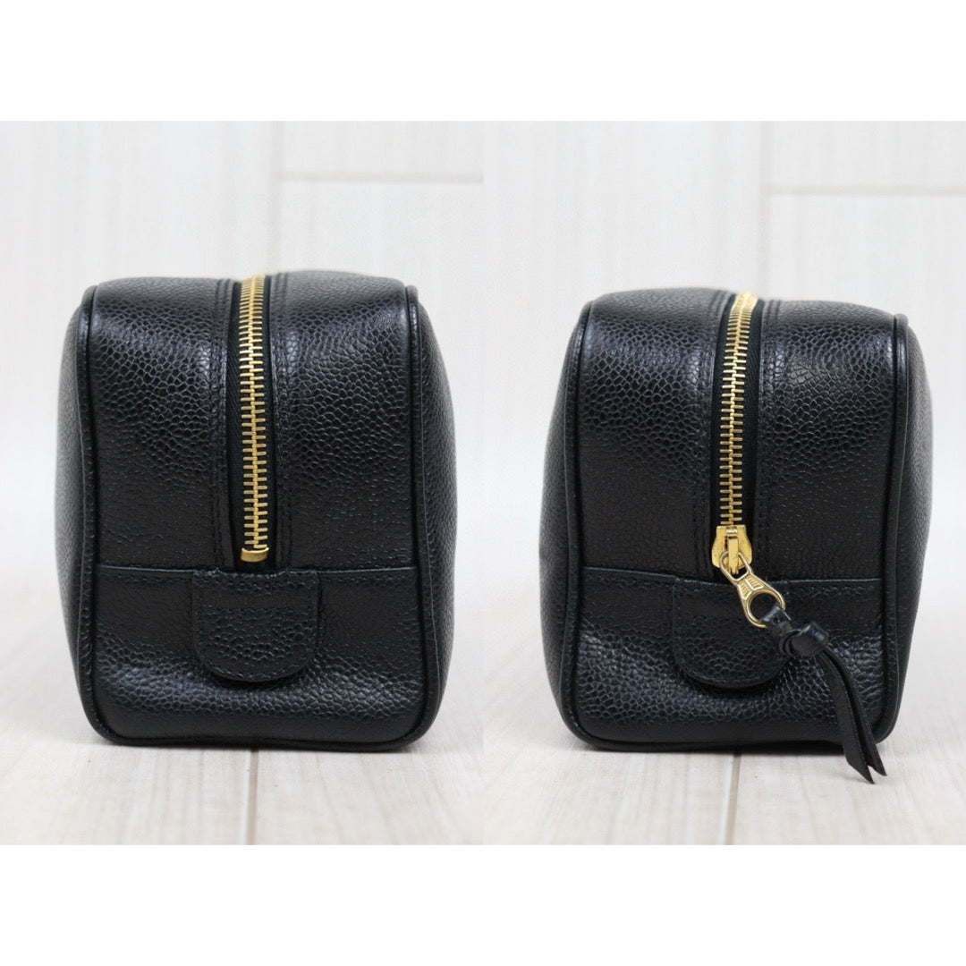 Good ( Rank AB)｜ CHANEL Caviar Skin Vanity Handbag  Made In 1996～1997Year ｜25051322