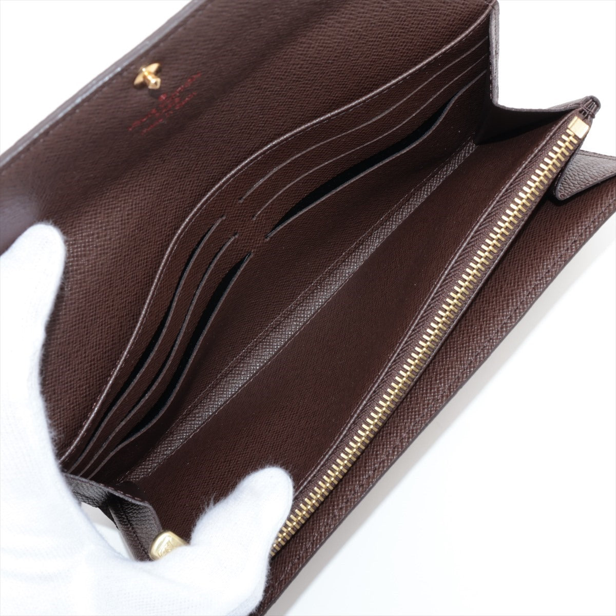 LOUIS VUITTON Sarah Long Wallet in Damier N61734