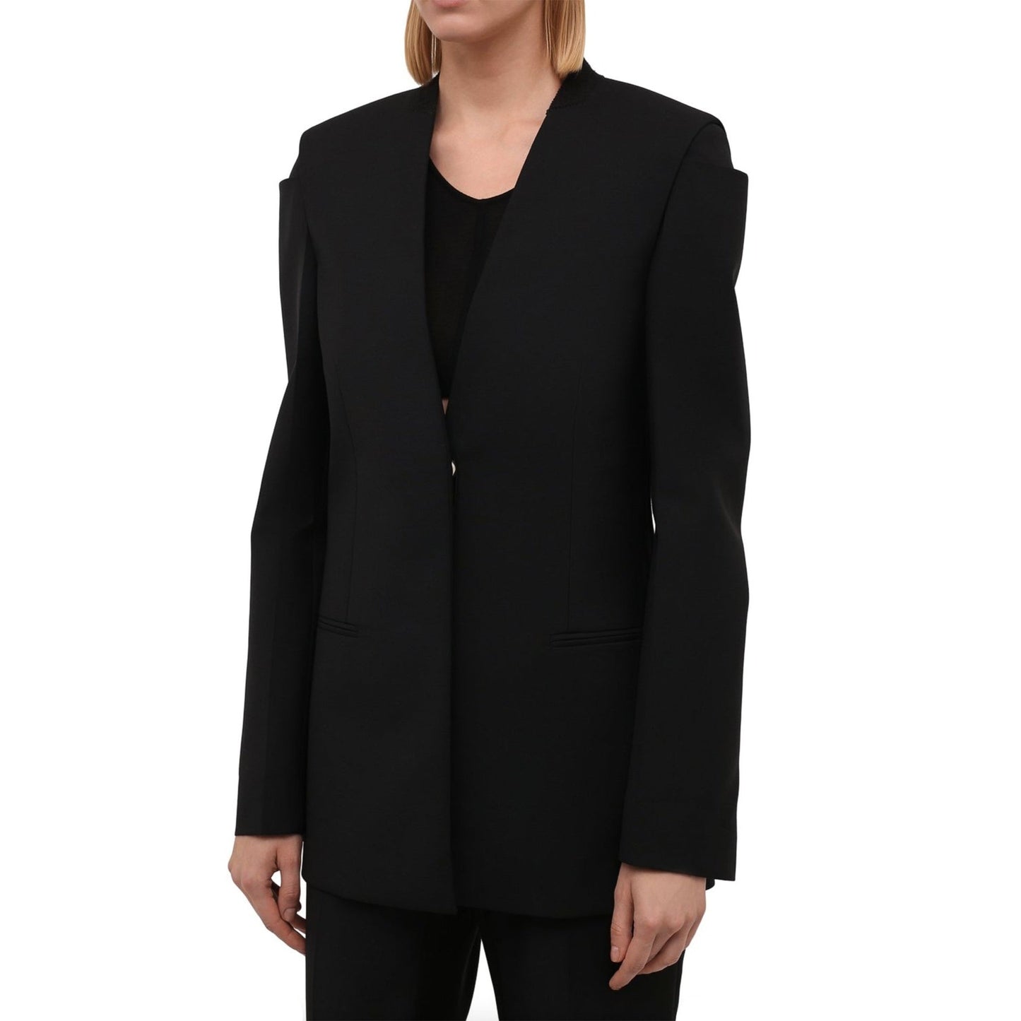 Givenchy Collarless Blazer Women