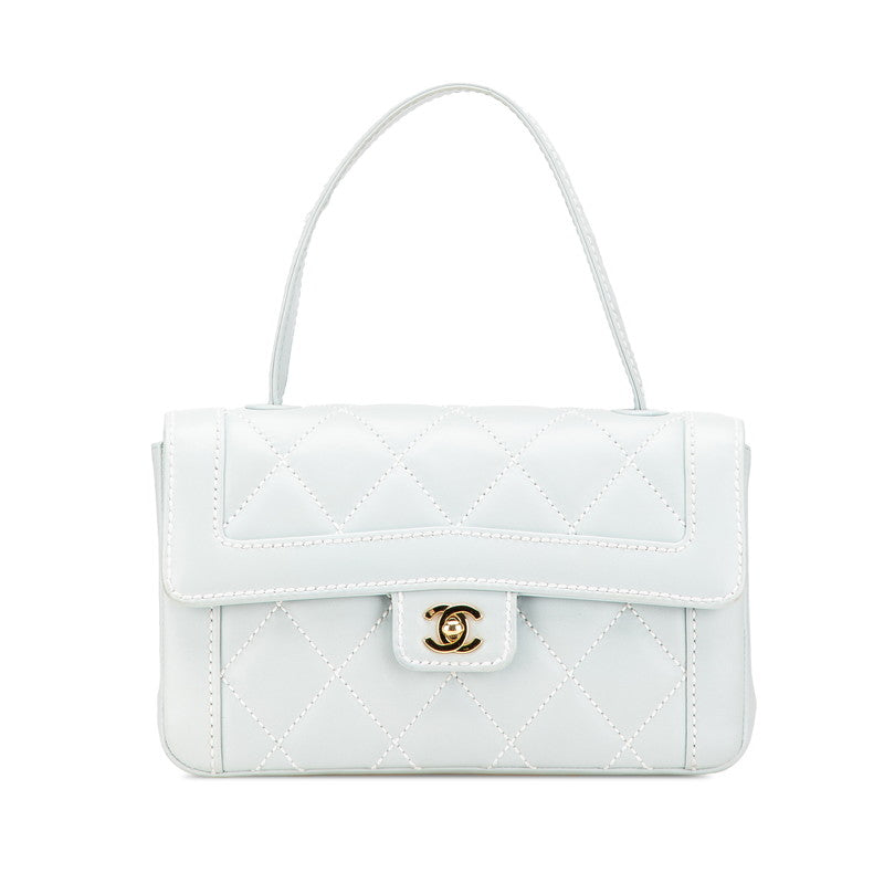 Chanel Coco Mark Wild Stitch Lambskin Handbag
