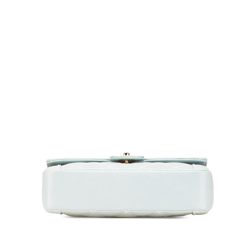 Chanel Coco Mark Wild Stitch Lambskin Handbag
