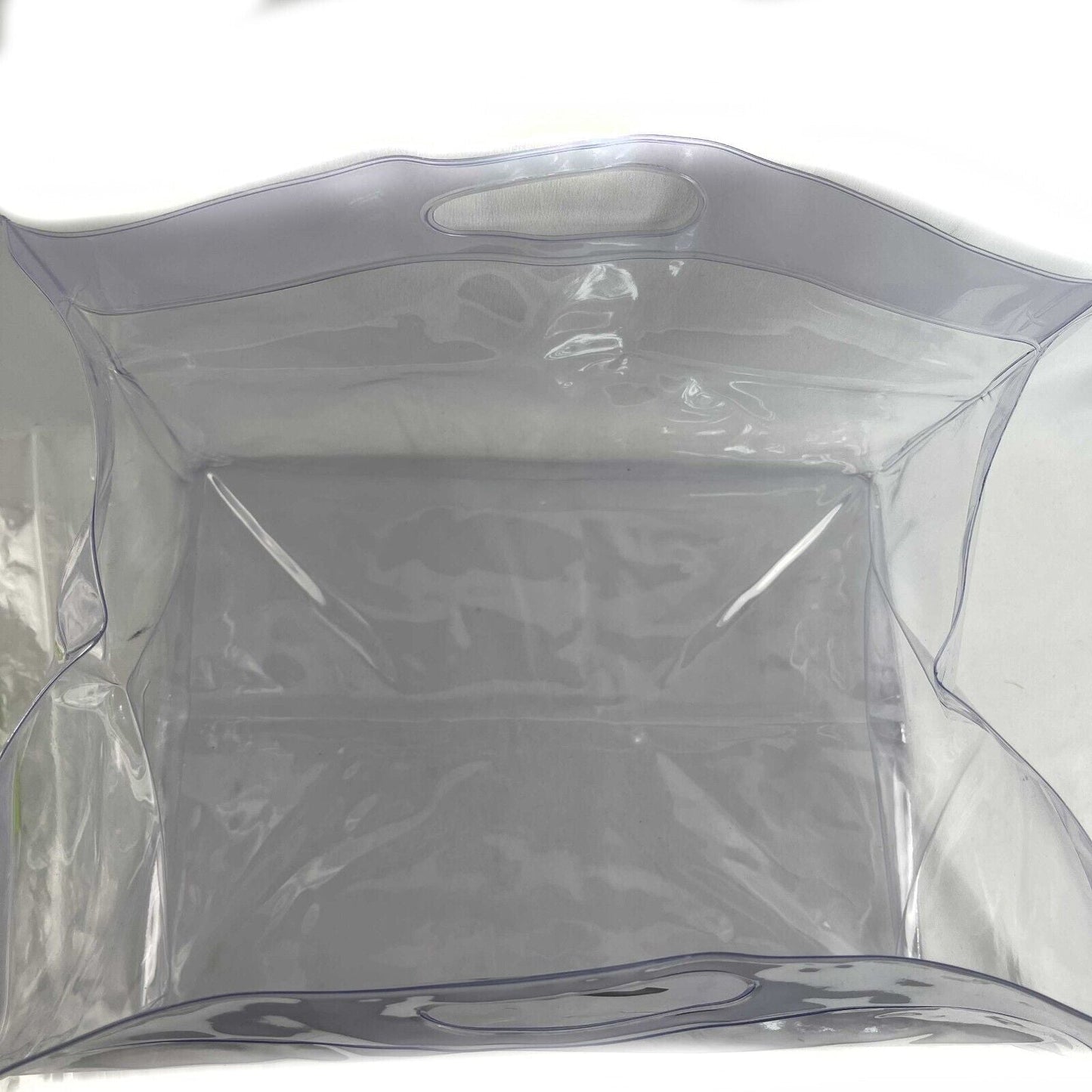 CHANEL PVC Shopping Clear CC Tote RARE