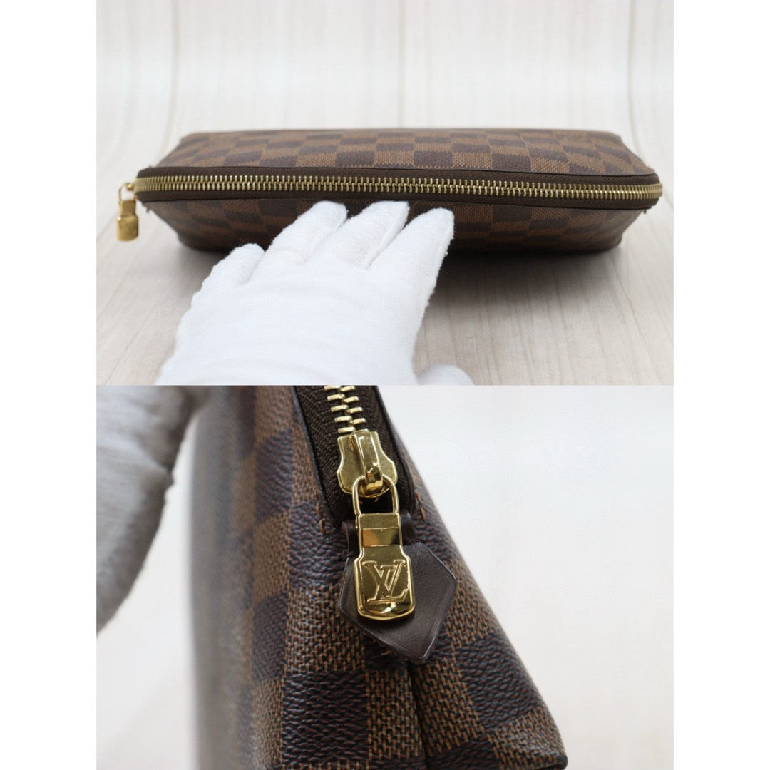 Good ( Rank AB)｜LV Damier GM Pochette Cosmetics｜S25033004