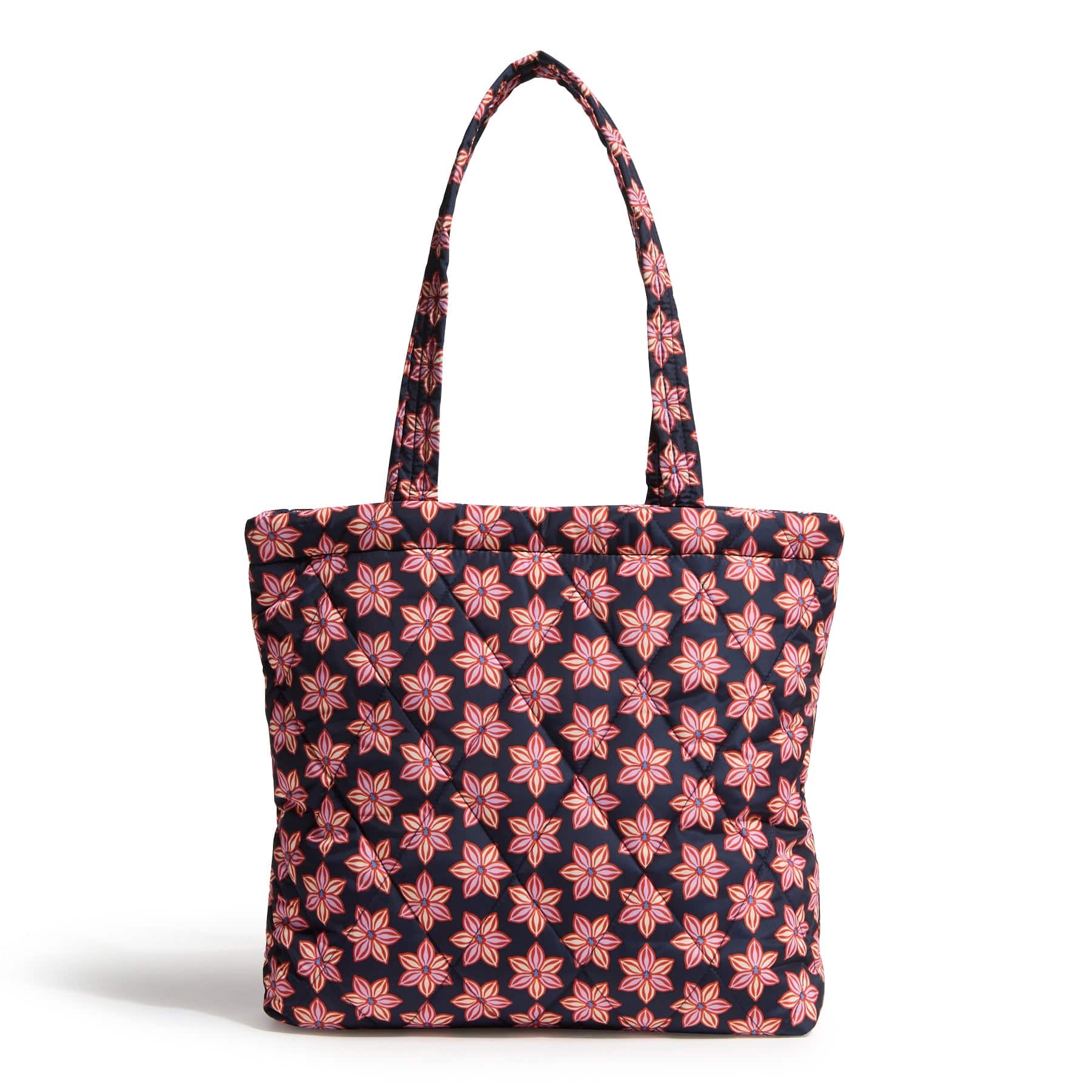 Outlet Small North South Tote-Floral Burst-Image 1-Vera Bradley