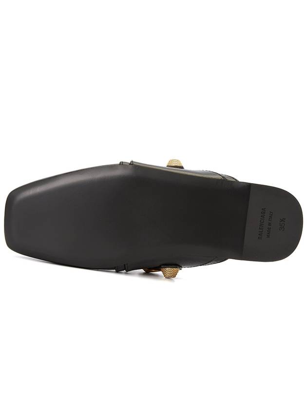 Luxury Balenciaga  Cosy Cagole Bloafer Black