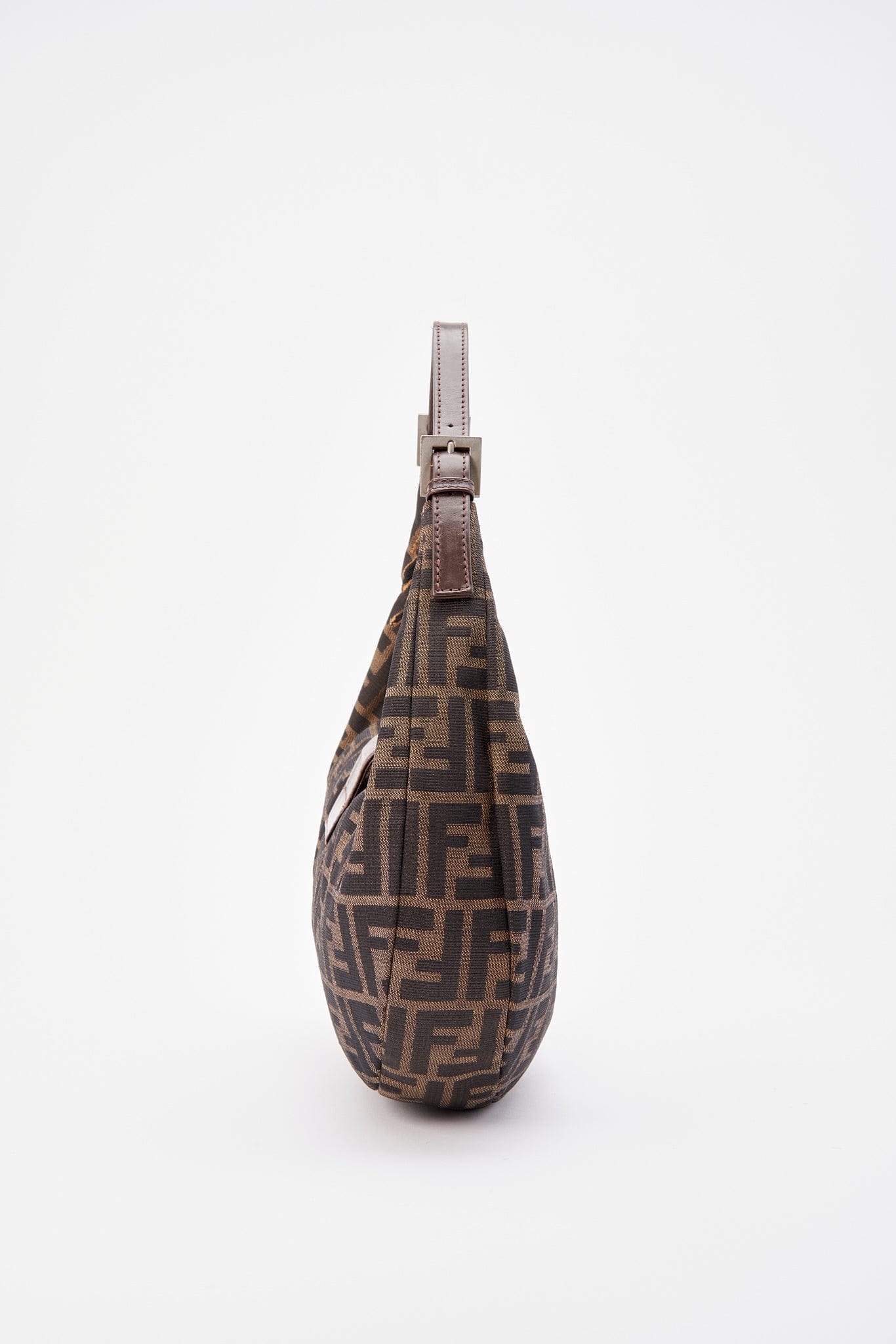 Vintage Fendi Zucca Canvas Croissant Bag