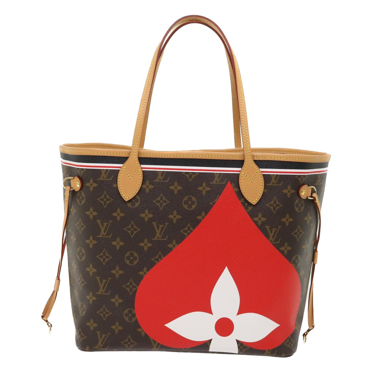 LOUIS VUITTON Monogram Game On Neverfull MM Tote Bag M57452 LV Auth 51264A