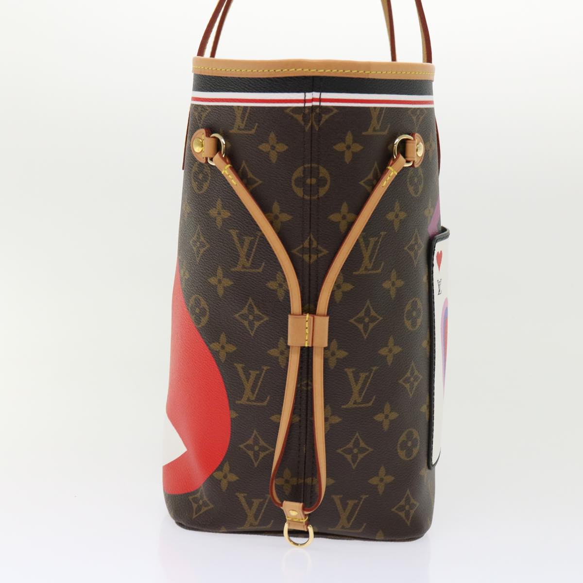 LOUIS VUITTON Monogram Game On Neverfull MM Tote Bag M57452 LV Auth 51264A