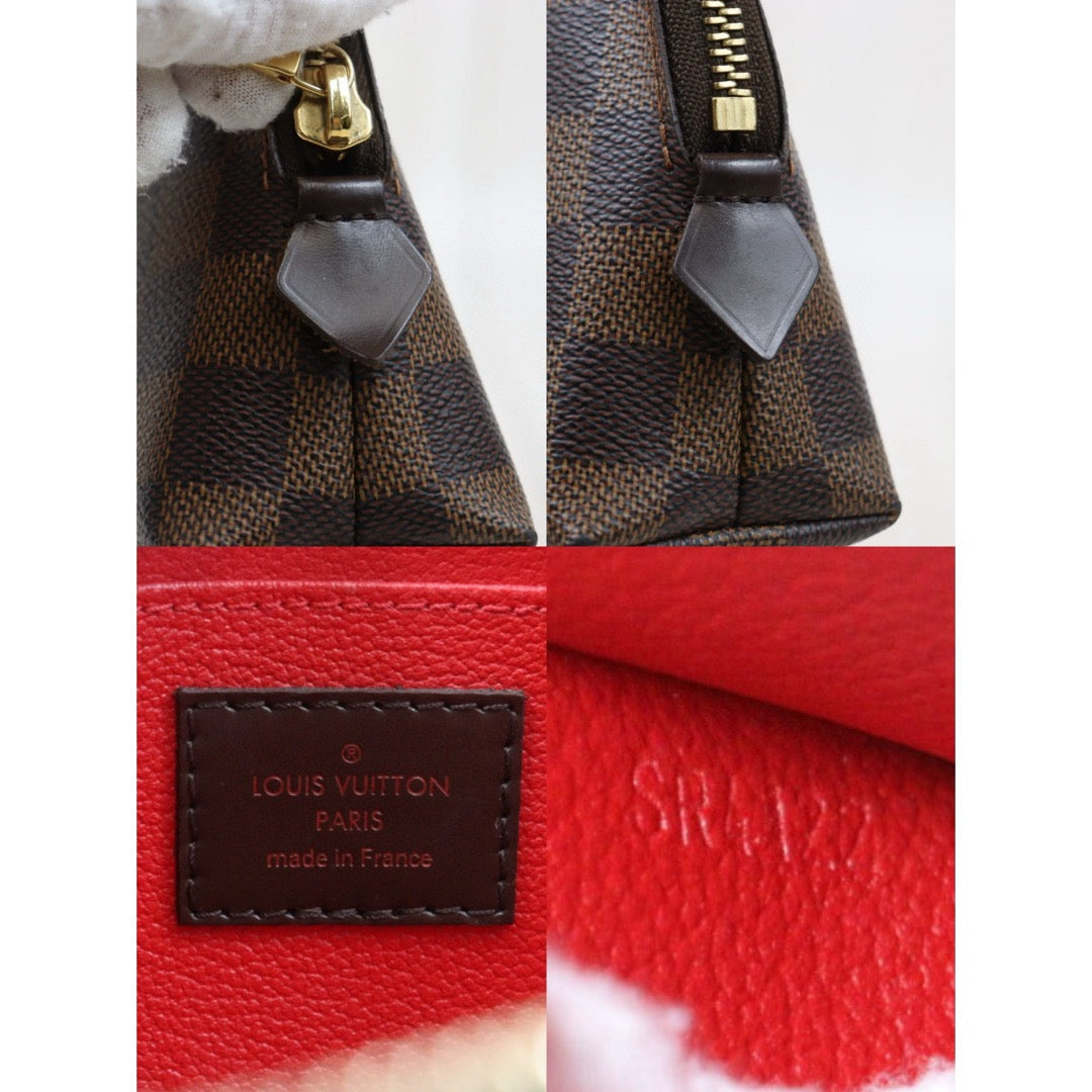 Good ( Rank AB)｜LV Damier GM Pochette Cosmetics｜S25033004