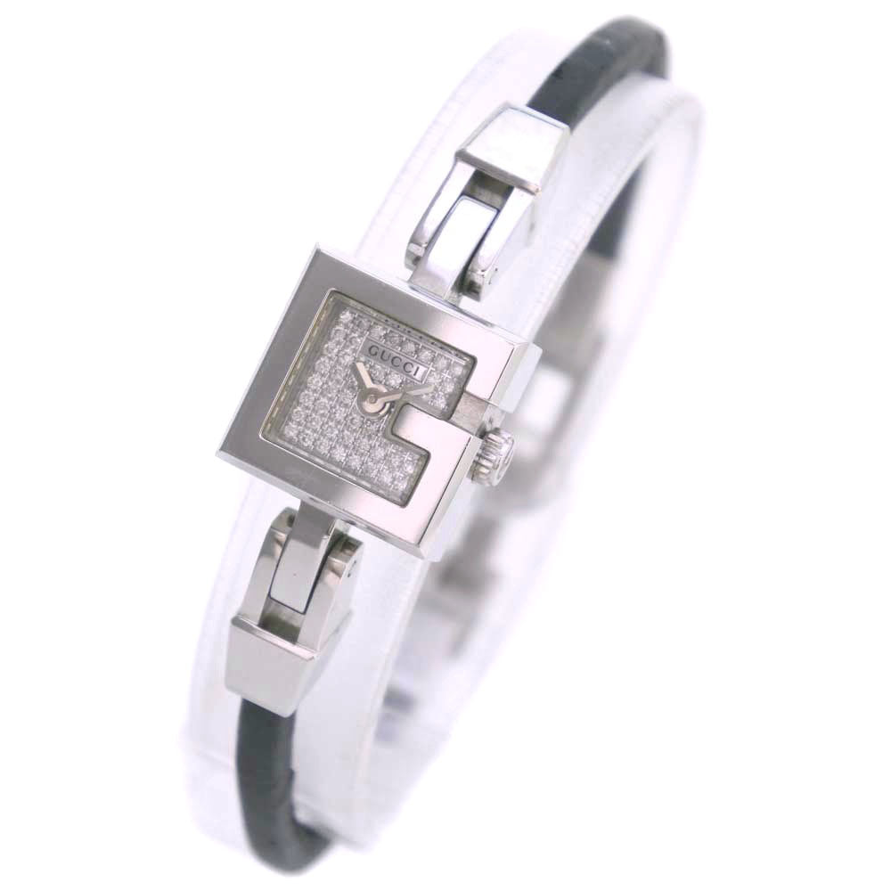 GUCCI Watches Quartz 102 Stainless Steel , Satin Silver Silver dial Women Used