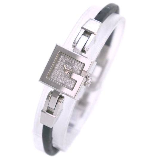 GUCCI Watches Quartz 102 Stainless Steel , Satin Silver Silver dial Women Used