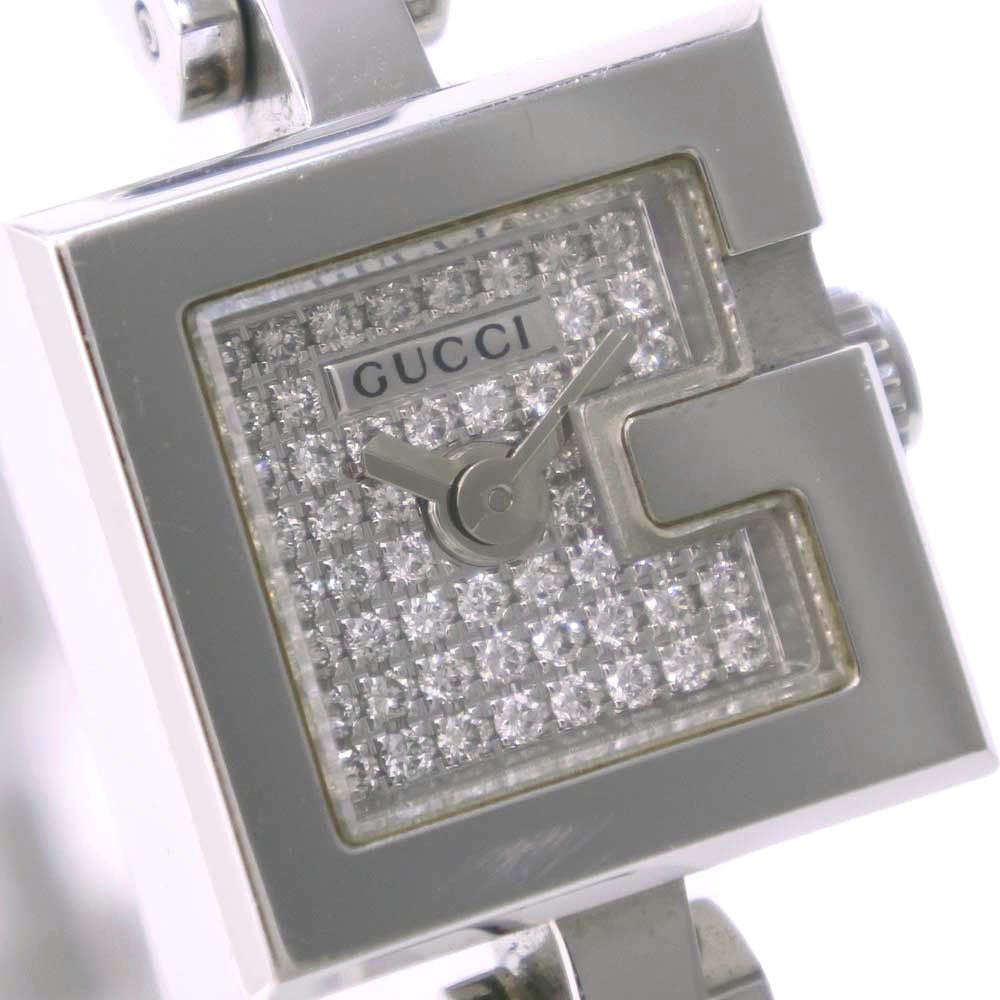 GUCCI Watches Quartz 102 Stainless Steel , Satin Silver Silver dial Women Used