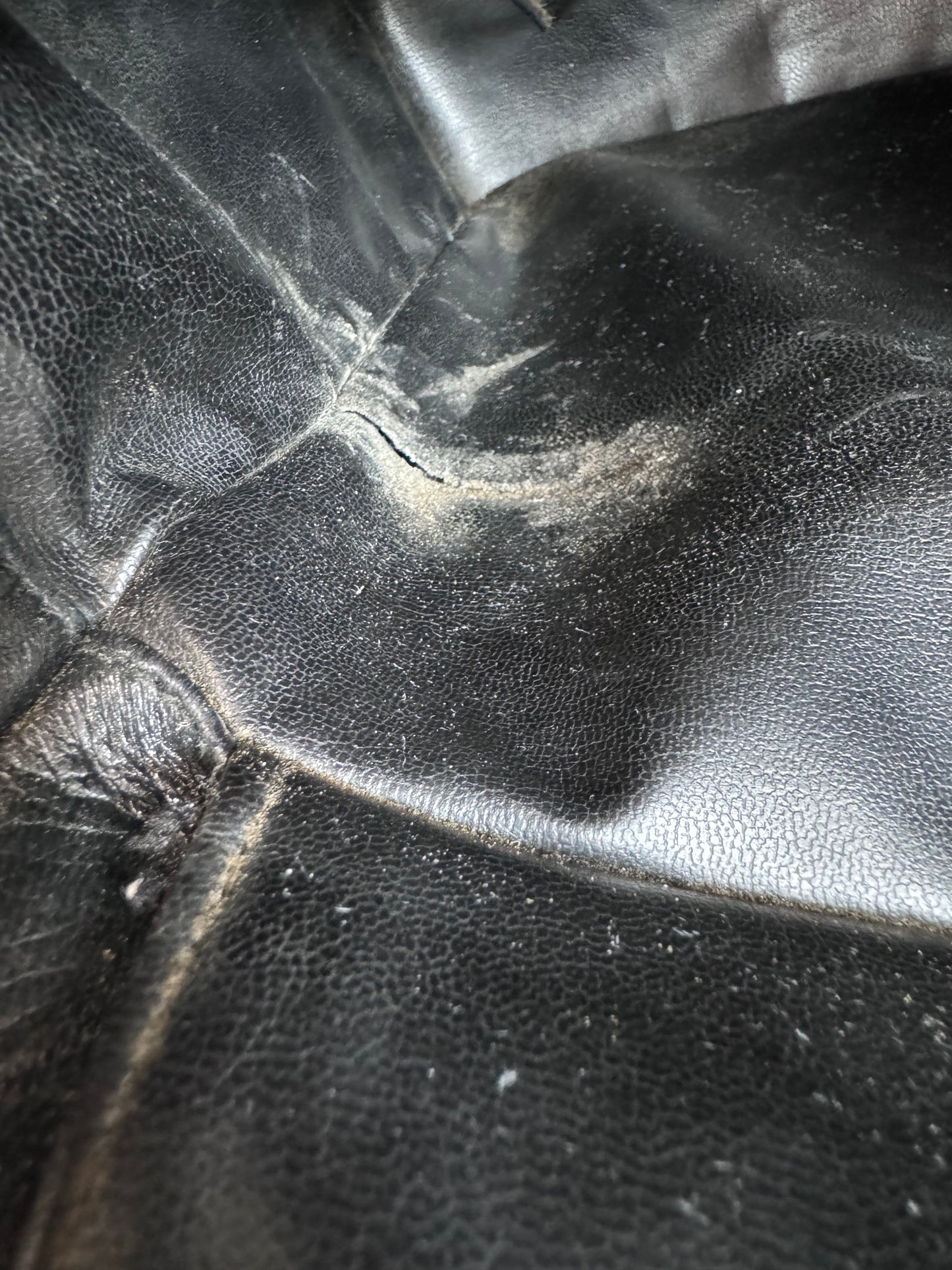 Chanel Vintage Black Lambskin Shopping Tote