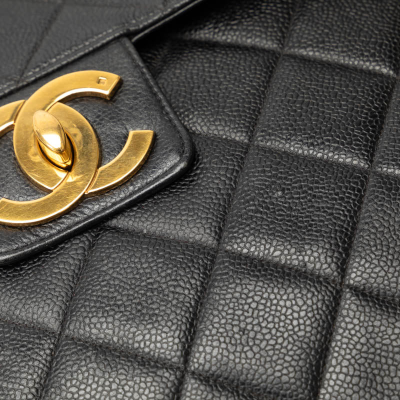 Chanel Matrases Cocomark HandBags Briefcase Black Caviar   Chanel