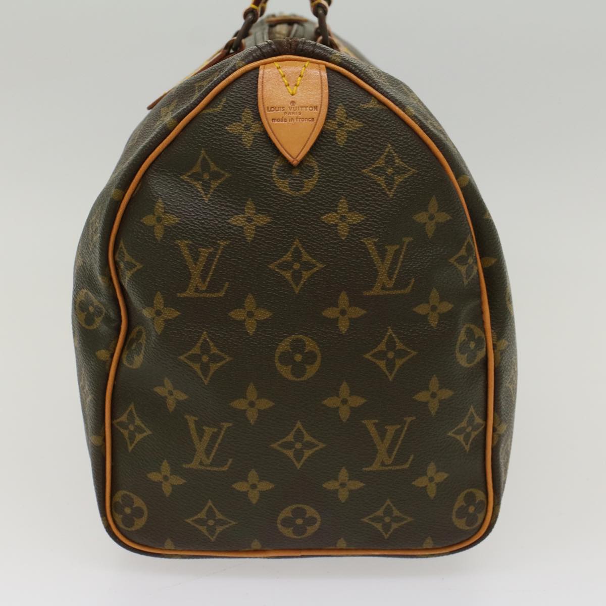 LOUIS VUITTON Monogram Speedy 35 Hand Bag M41524 LV Auth 51624