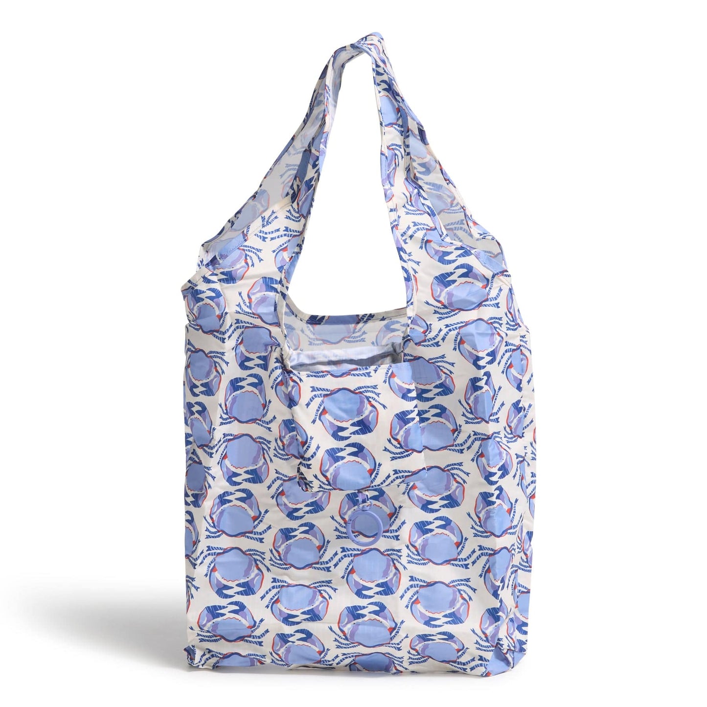 Outlet Essential Reusable Tote Bag Charm-Feelin' Crabby-Image 1-Vera Bradley