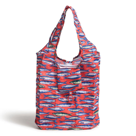 Outlet Essential Reusable Tote Bag Charm-Fish Tale-Image 1-Vera Bradley