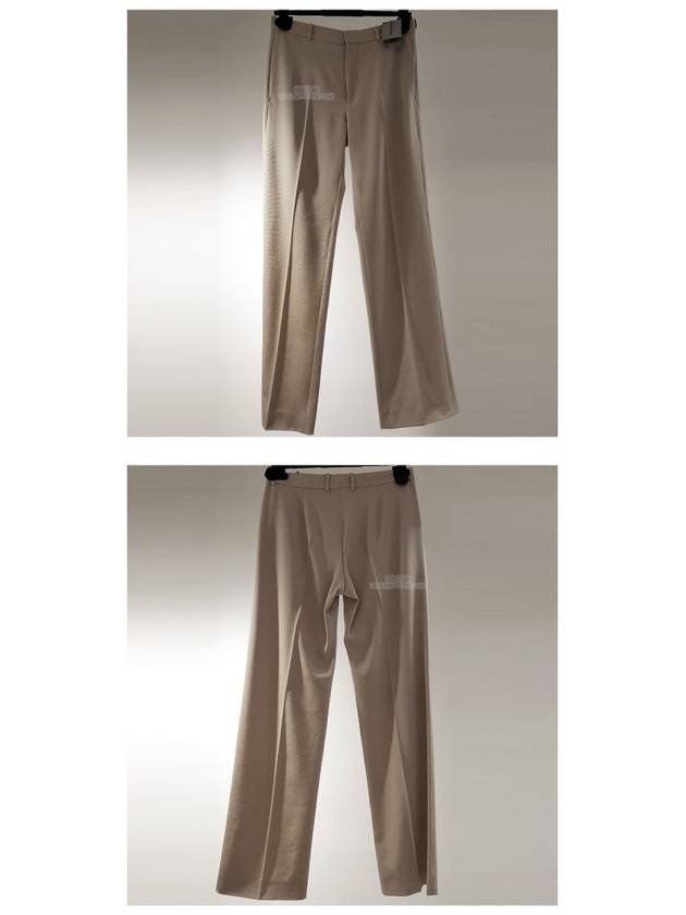Luxury Balenciaga  Straight Pants Beige