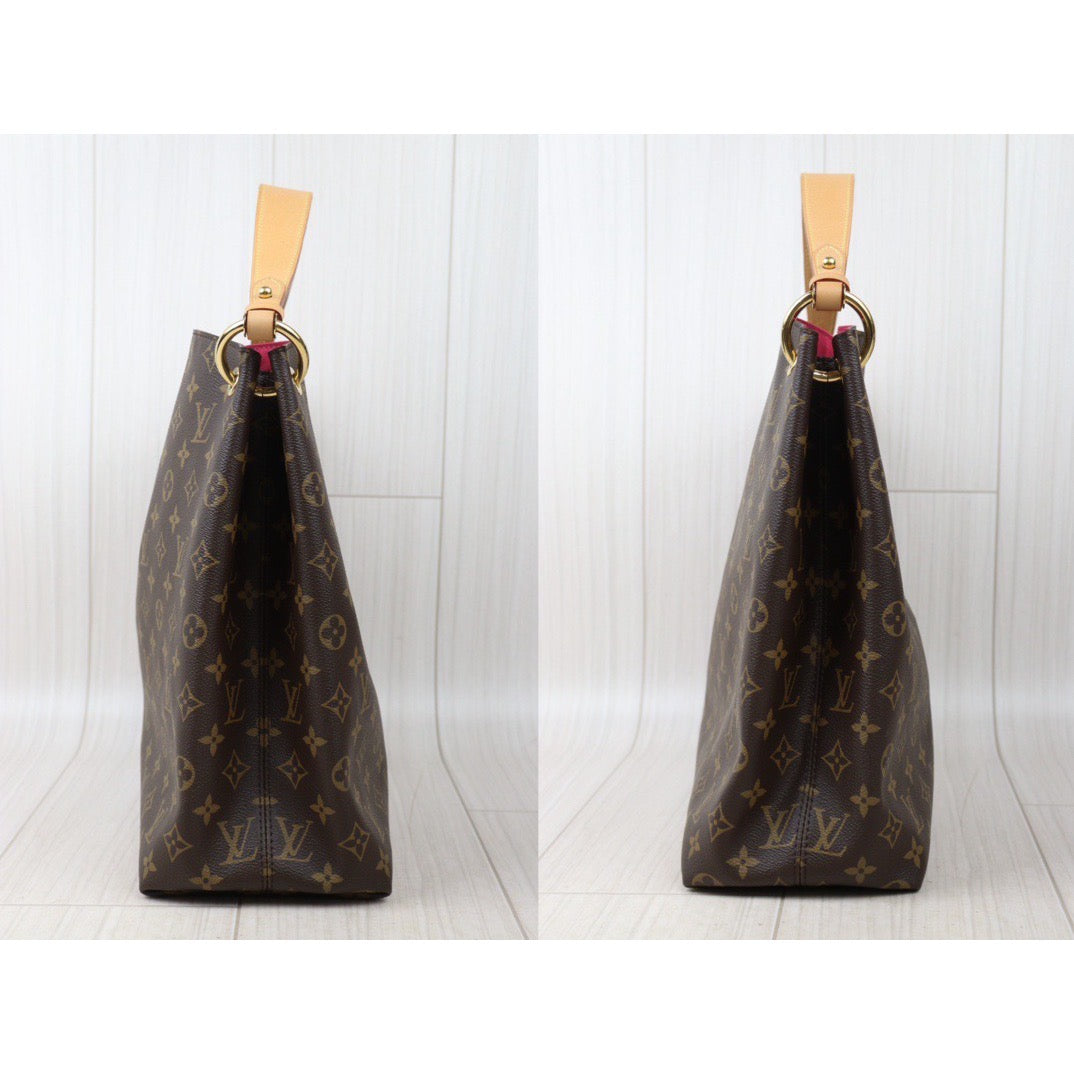 Rank AB｜LV Monogram Graceful MM Shoulder Bag｜24070105