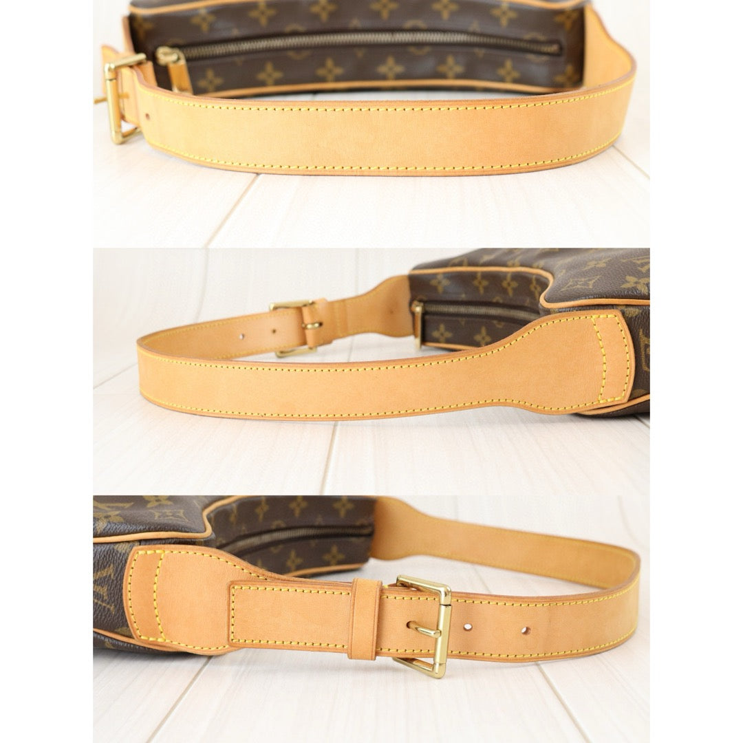 Good ( Rank AB)｜LV Monogram Pochette Croissant MM Shoulder Bag｜S24101107