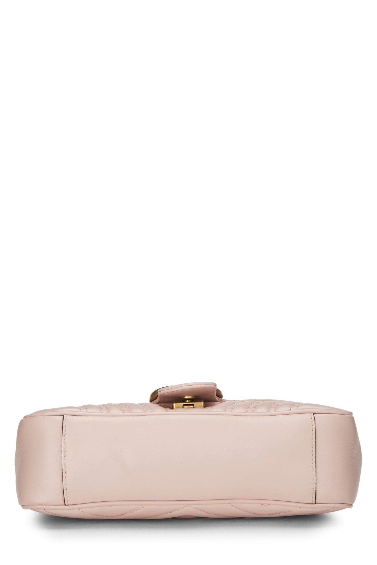 Gucci, Pink Leather GG Marmont Shoulder Bag Small, Pink