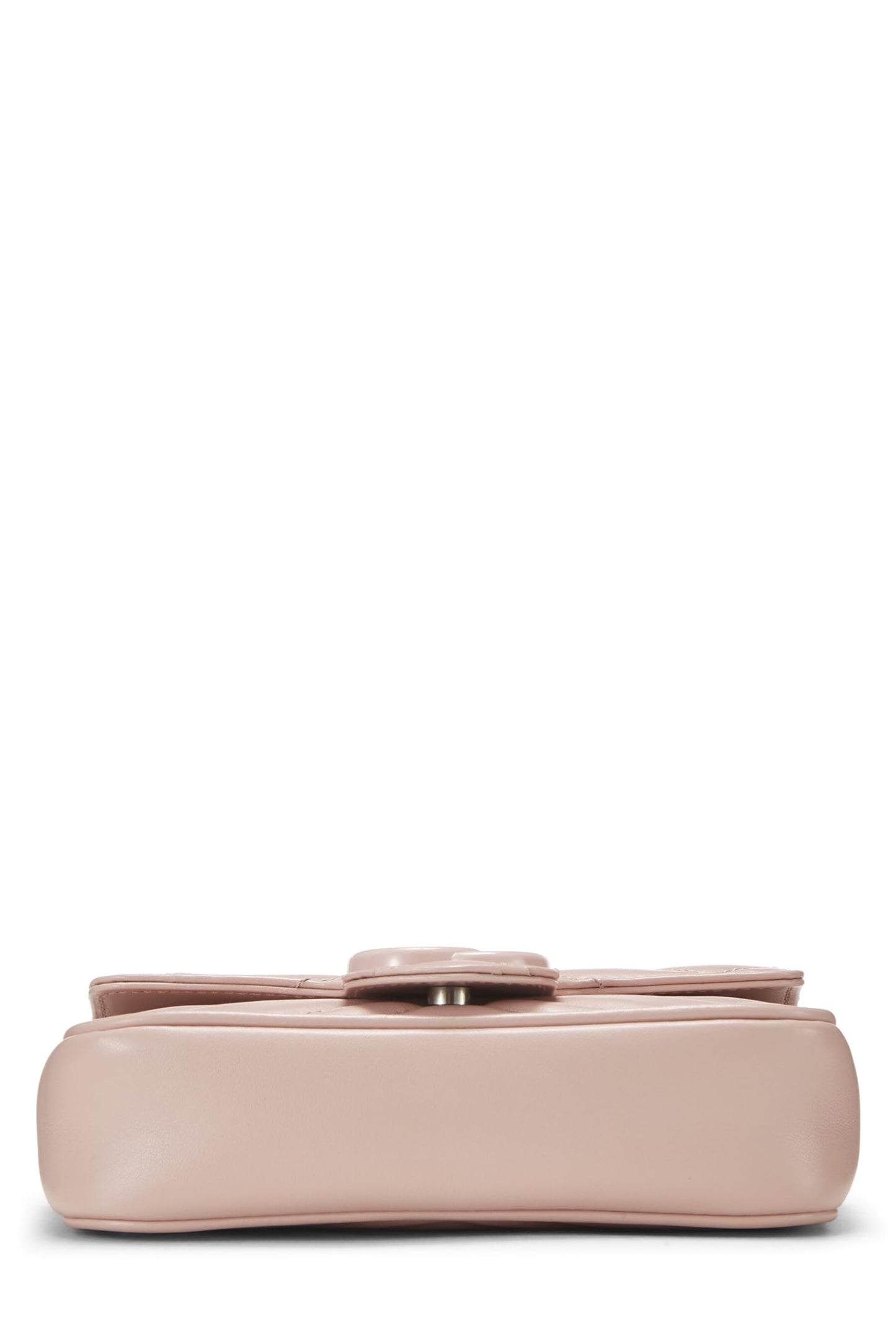 Gucci, Pink Chevron Leather GG Marmont Belt Bag, Pink