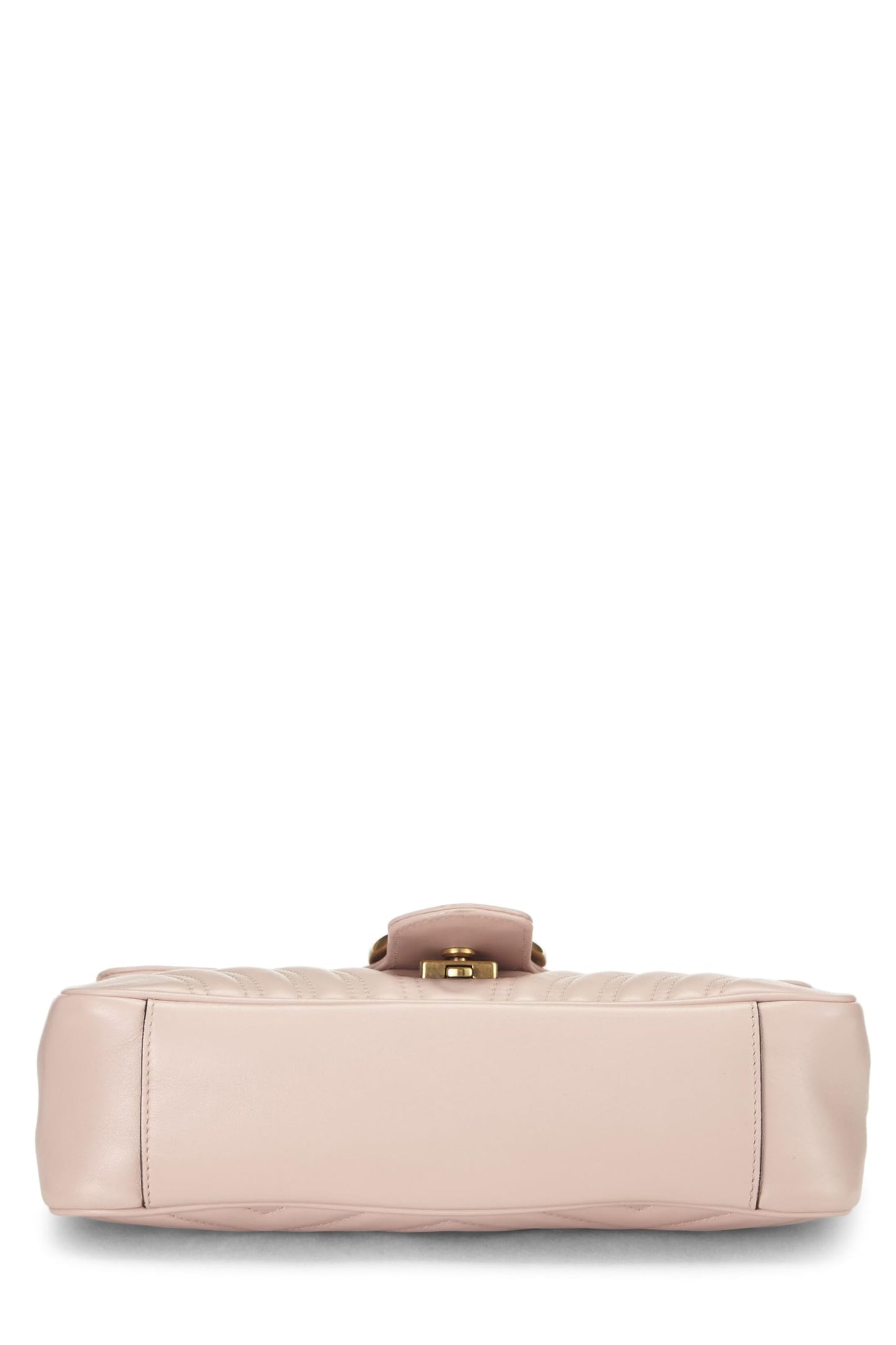 Gucci, Pink Leather GG Marmont Shoulder Bag Small, Pink