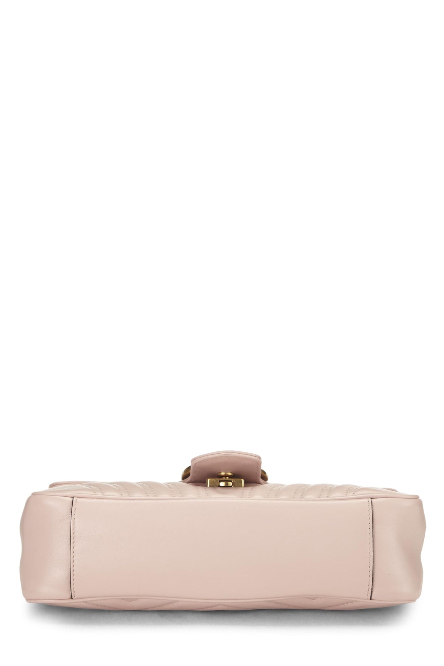 Gucci, Pink Leather GG Marmont Shoulder Bag Small, Pink