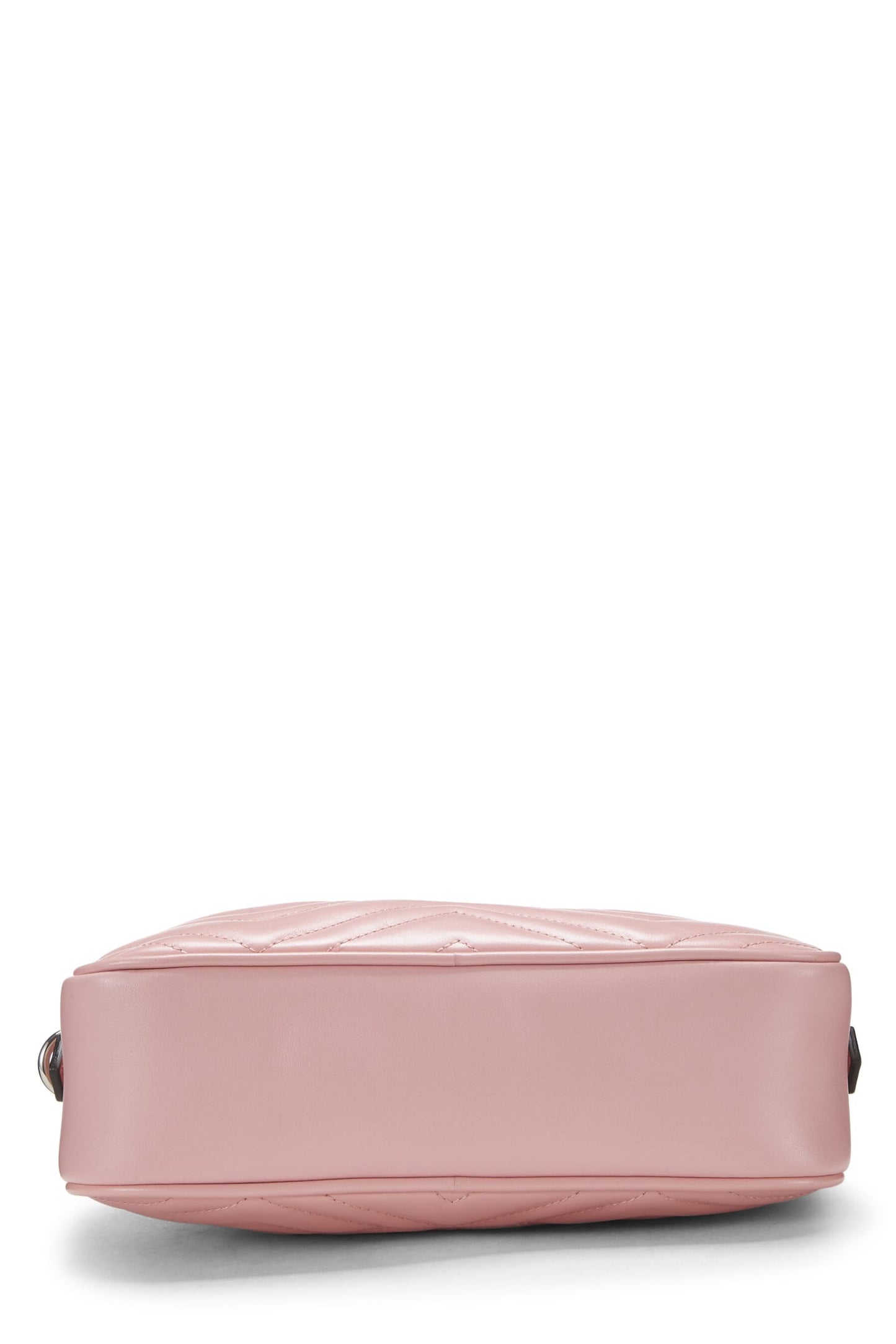 Gucci, Pink Leather GG Marmont Crossbody Bag Small, Pink