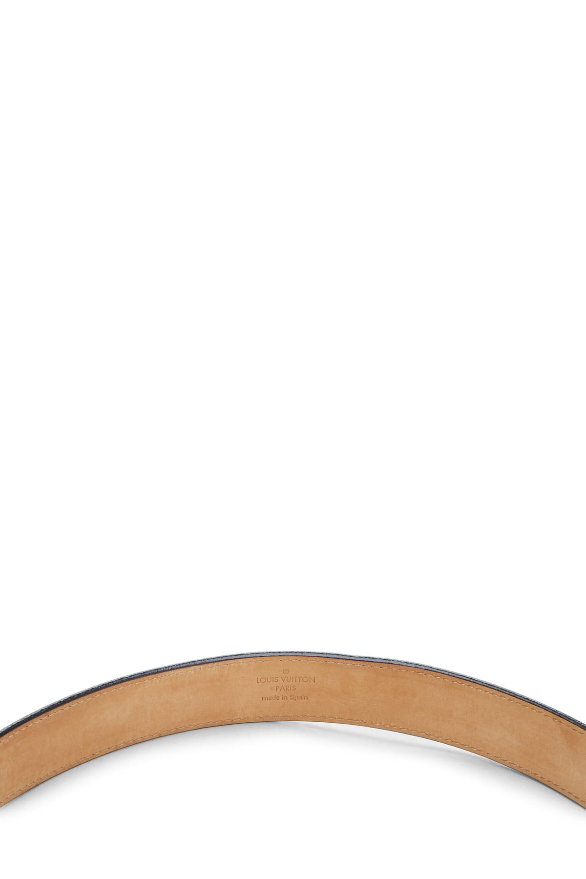 Louis Vuitton,  Black Epi Initiales Ceinture 80, Black