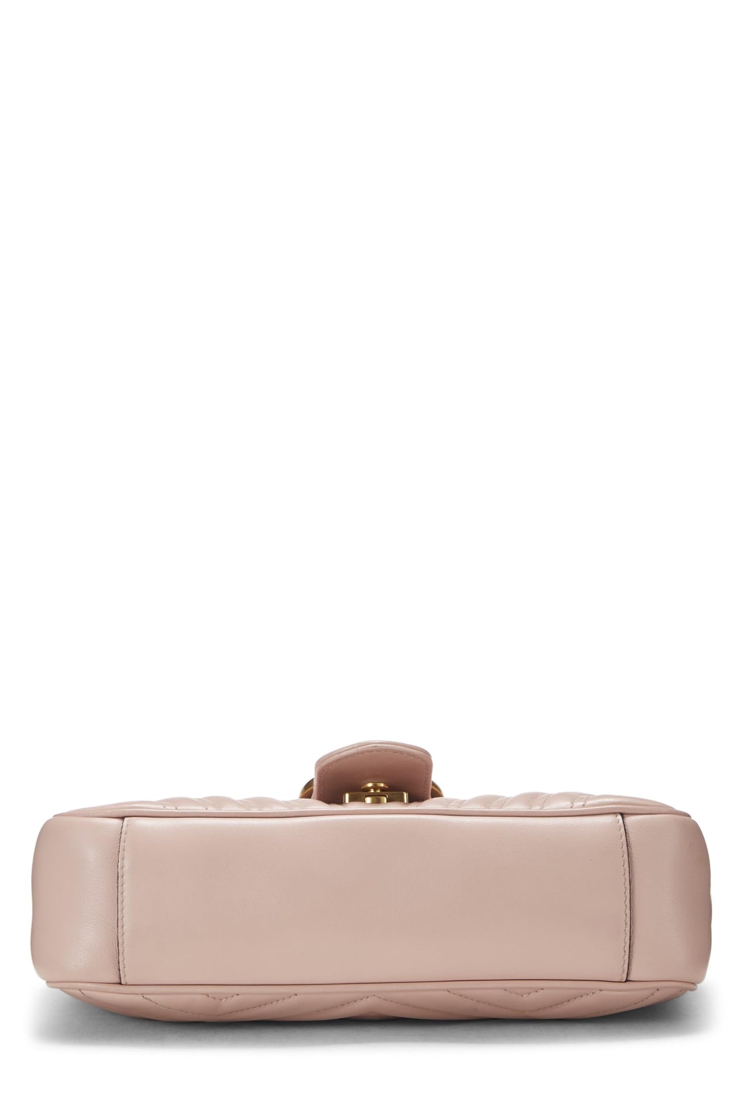 Gucci, Pink Leather GG Marmont Shoulder Bag Small, Pink