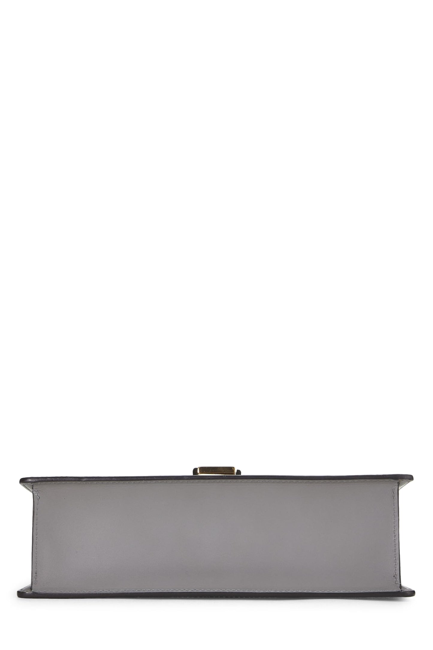 Gucci, Grey Leather Web Sylvie Shoulder Bag Small, Grey