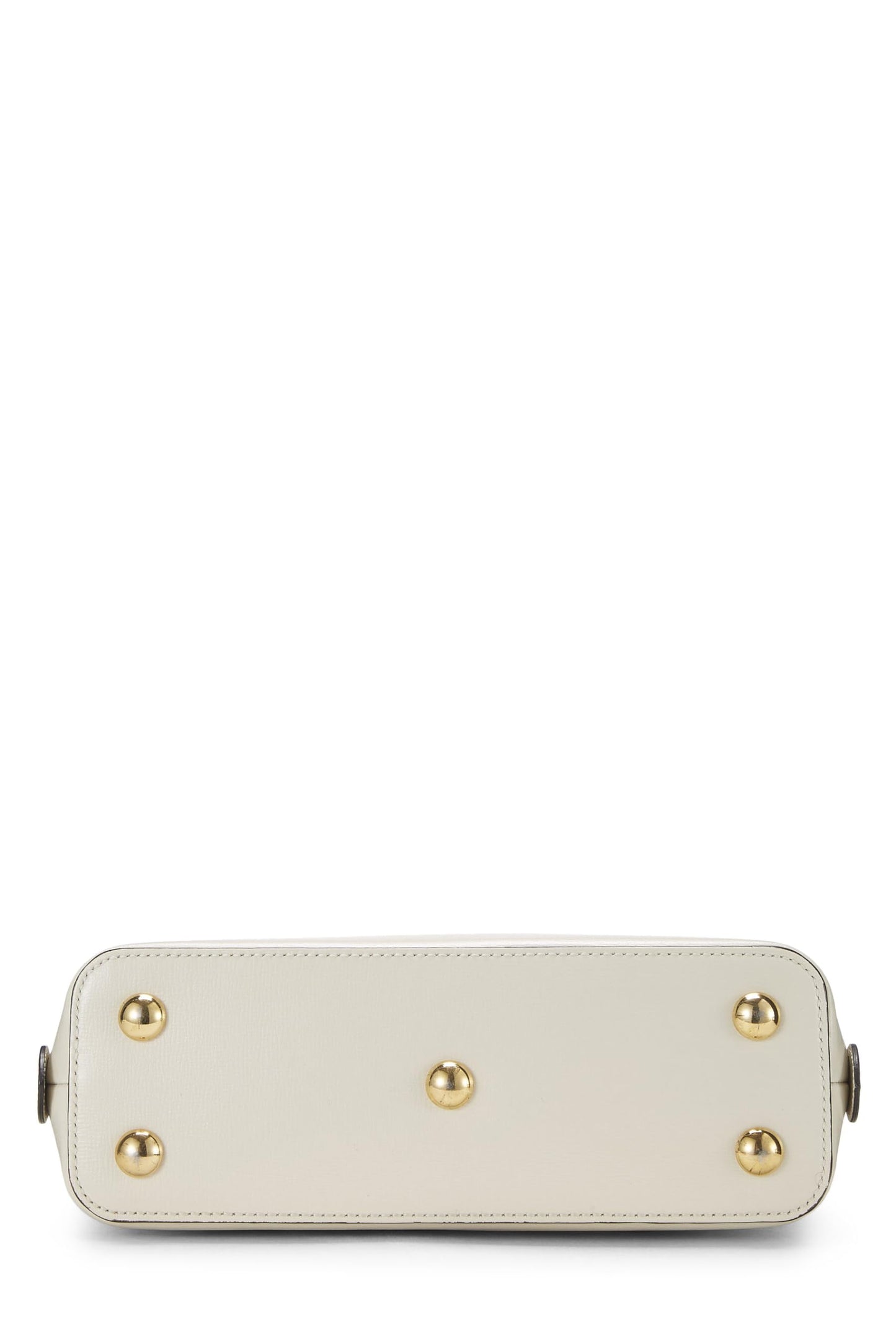 Gucci, White Original GG Supreme Canvas Horsebit Handbag Small, White