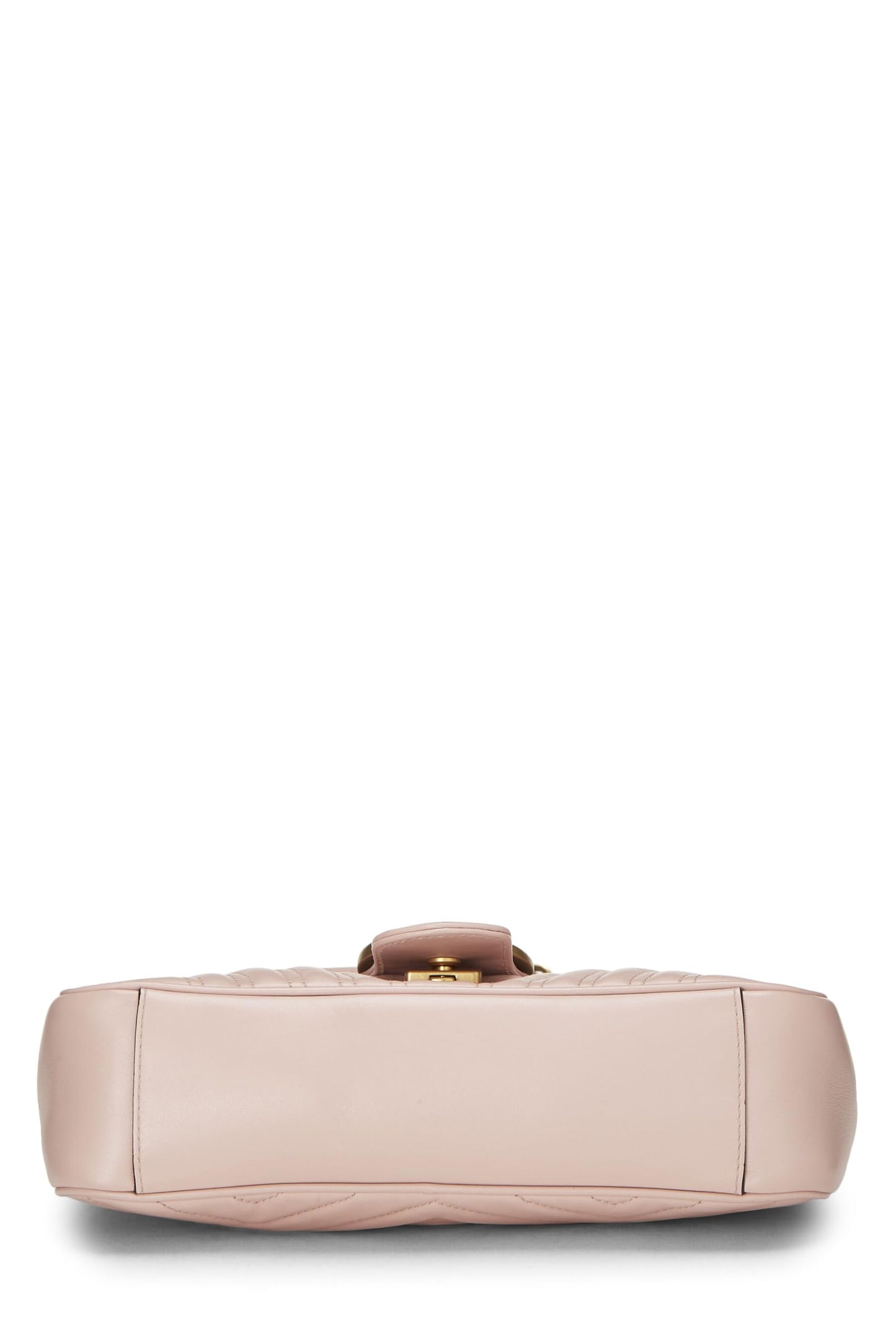Gucci, Pink Leather GG Marmont Shoulder Bag Small, Pink