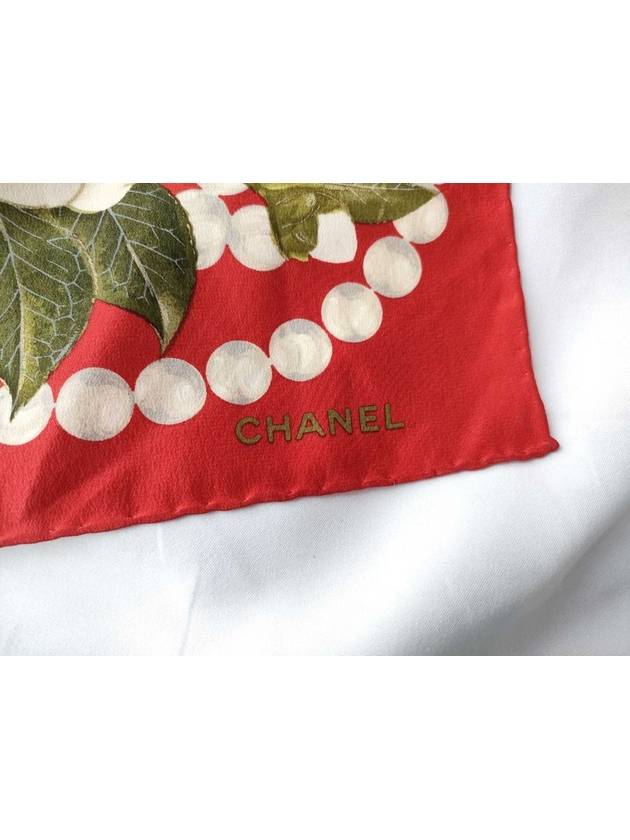 floral scarf Chanel
