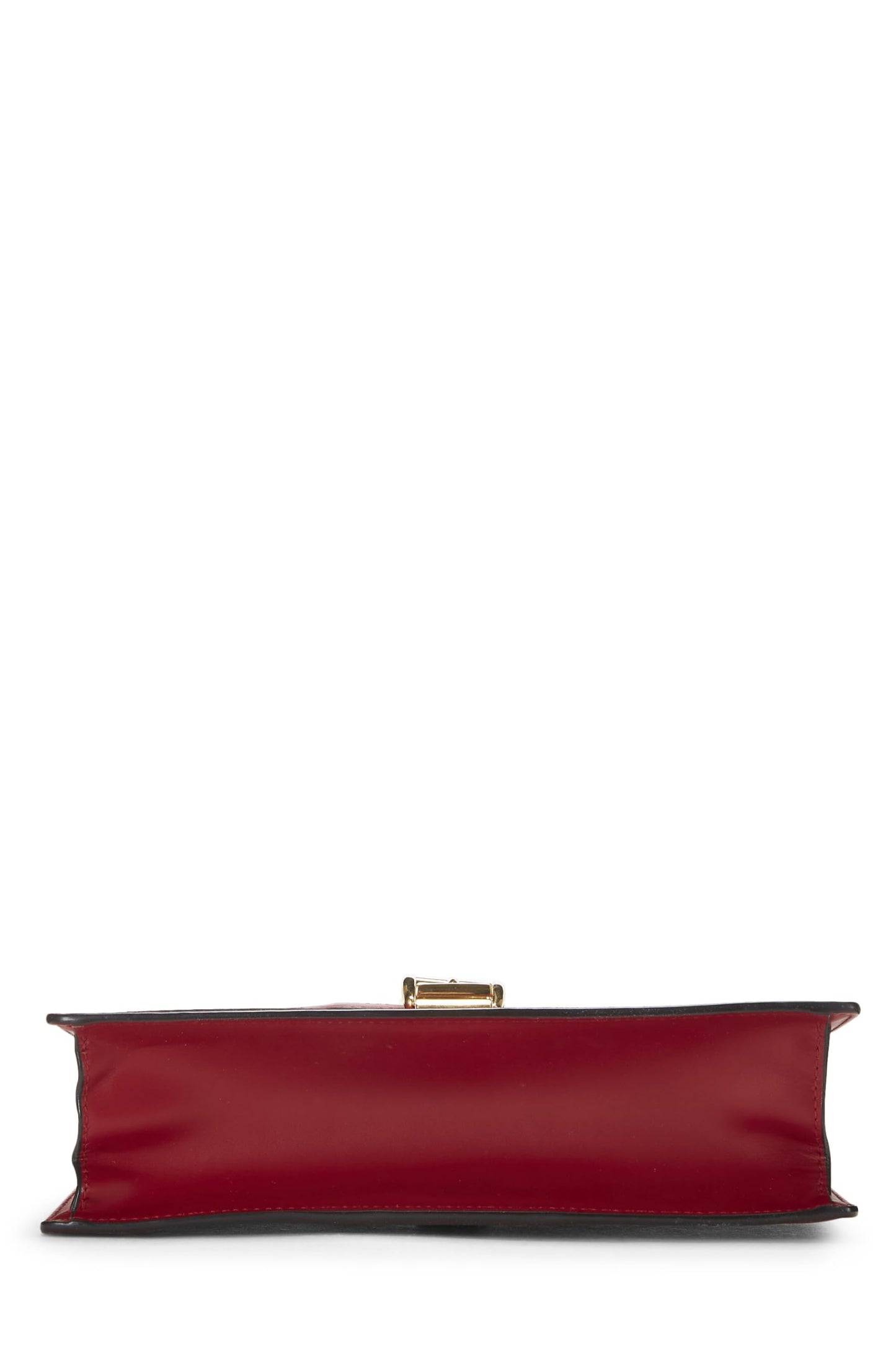 Gucci, Red Leather Sylvie Shoulder Bag, Red
