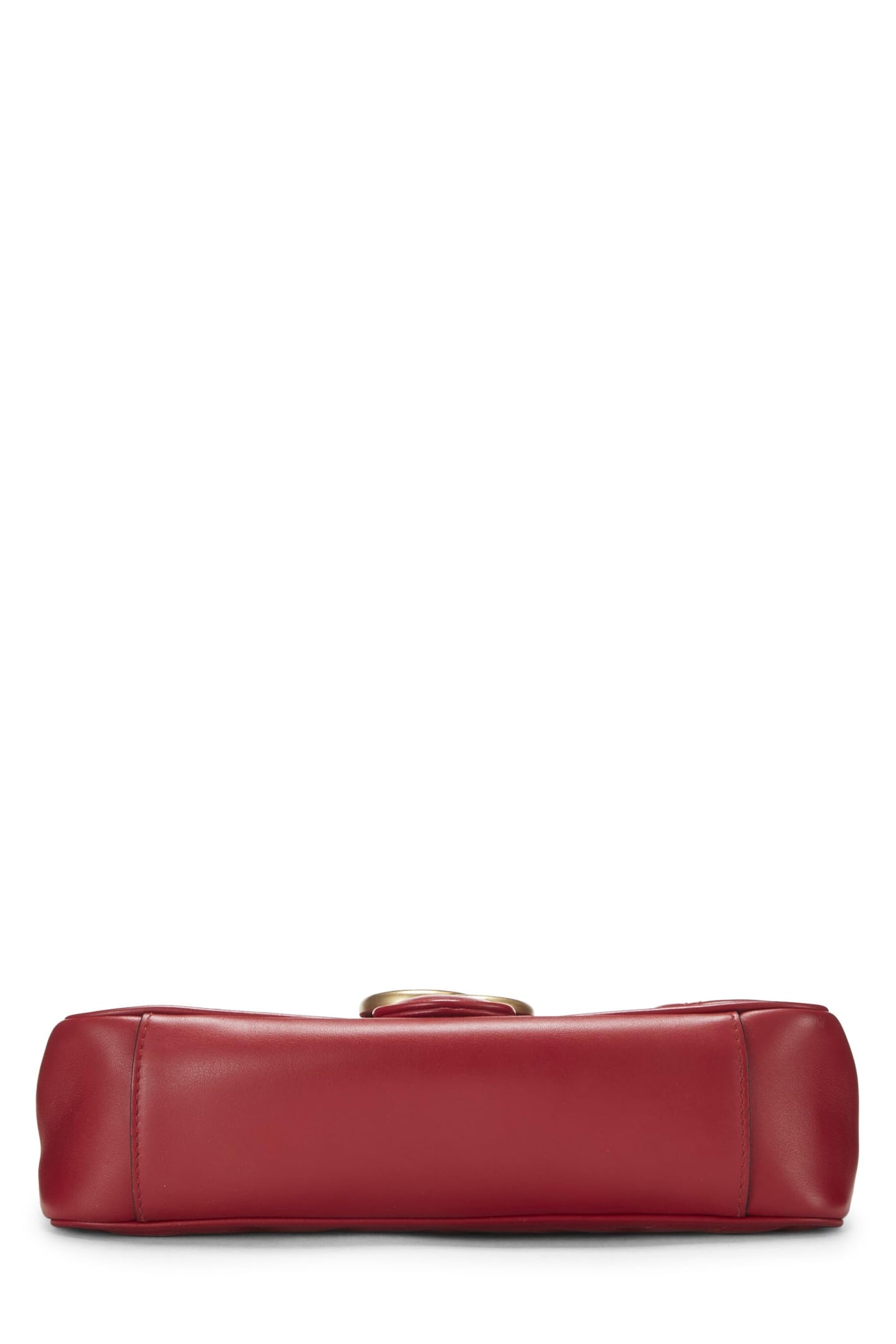 Gucci, Red Leather GG Marmont Shoulder Bag Small, Red