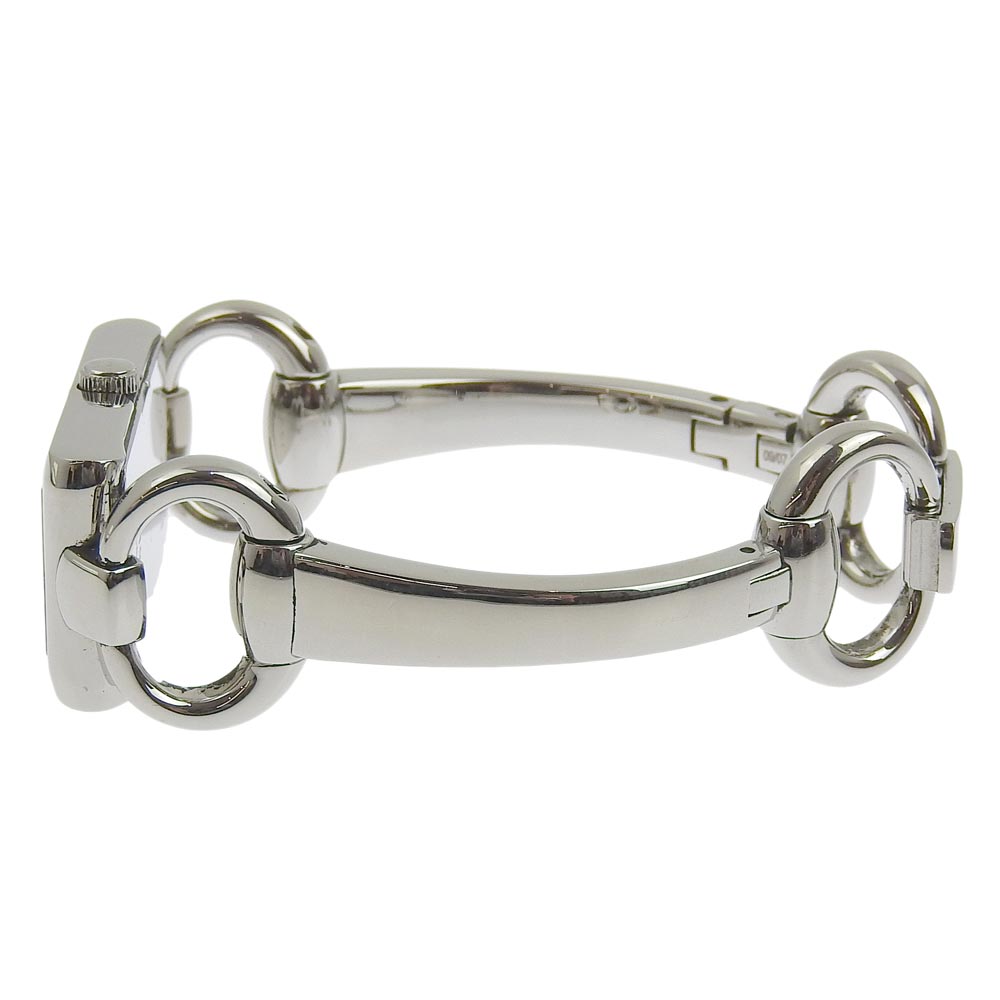 GUCCI Watches Quartz 119 Stainless Steel Brown 4P diamond Tornavoni Brown dial Women Used