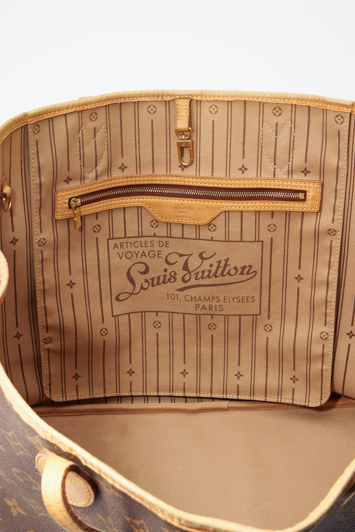 Louis Vuitton Neverfull GM Tote Bag in Brown Monogram Canvas