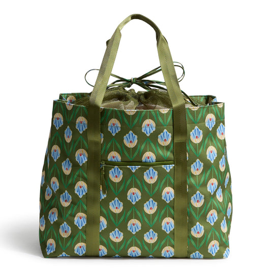 Outlet Large Family Tote-Tulip Rows-Image 1-Vera Bradley
